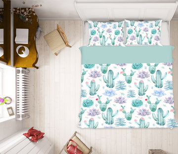 3D Cactus 18194 Uta Naumann Bedding Bed Pillowcases Quilt
