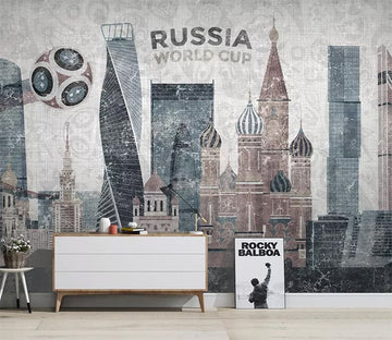 3D High-rise Building 555 Wall Murals Wallpaper AJ Wallpaper 2 