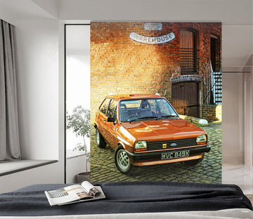 3D Brick Wall Car 432 Vehicle Wall Murals