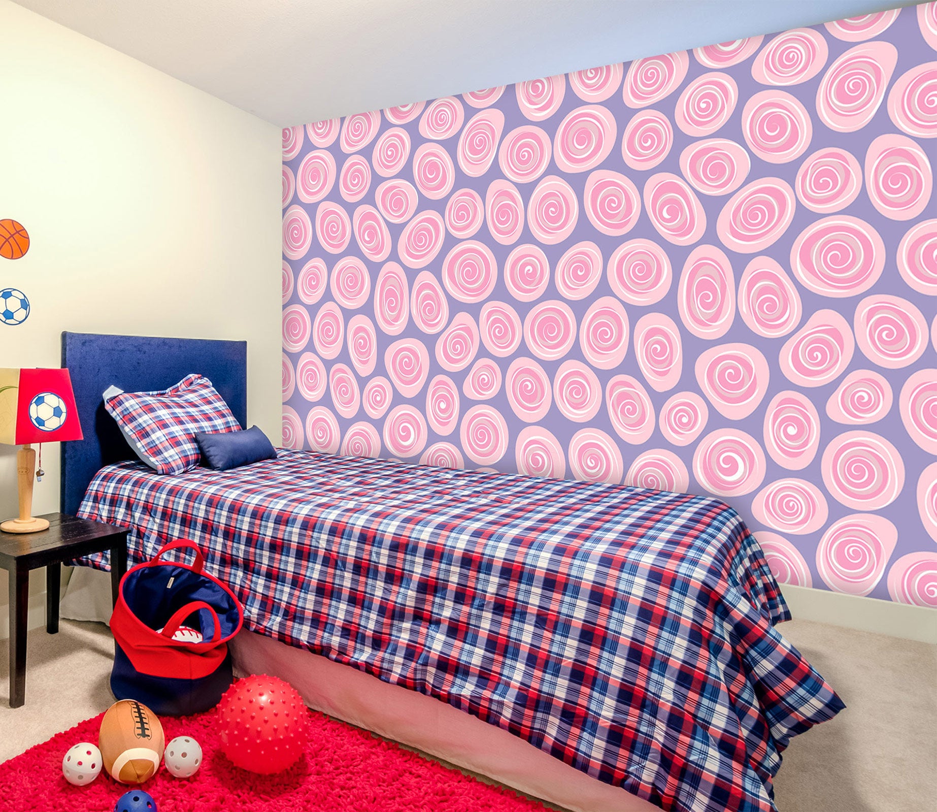 3D Pink Rose Pattern 12099 Kashmira Jayaprakash Wall Mural Wall Murals