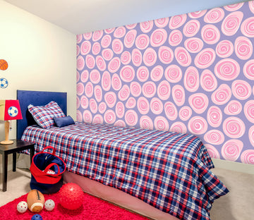 3D Pink Rose Pattern 12099 Kashmira Jayaprakash Wall Mural Wall Murals