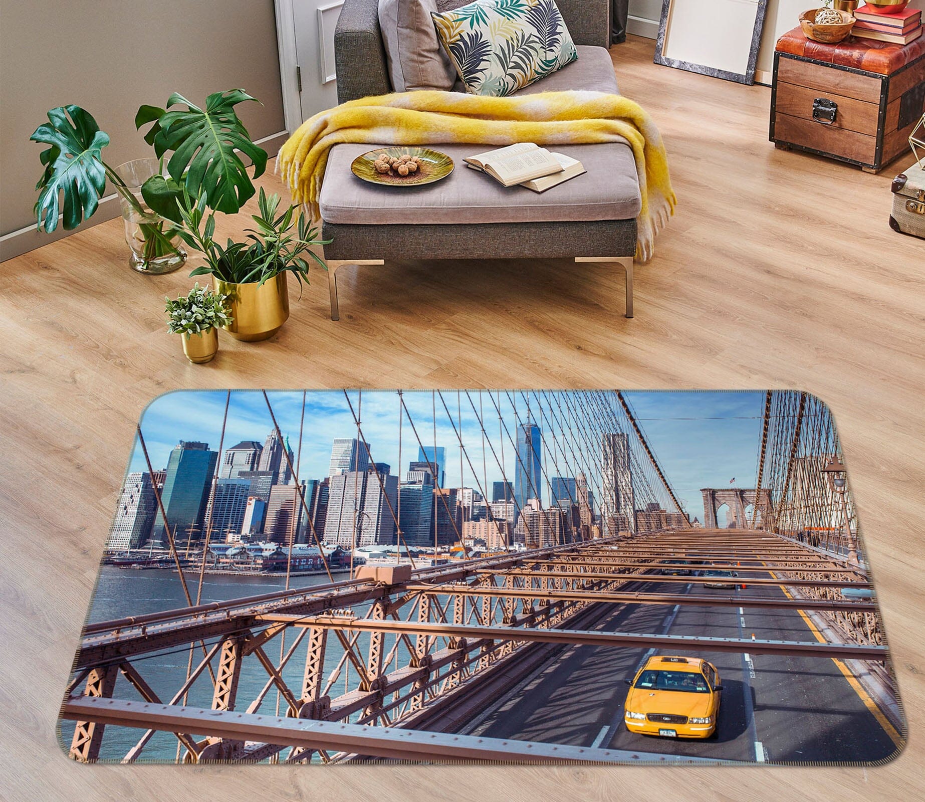 3D Waterfront City 3018 Assaf Frank Rug Non Slip Rug Mat Mat AJ Creativity Home 