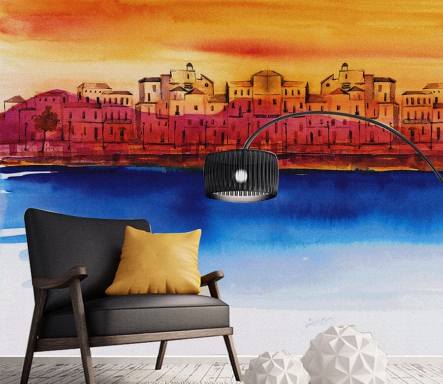 3D Sea City 2048 Wall Murals Wallpaper AJ Wallpaper 2 