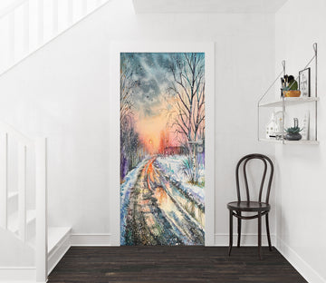 3D Snow Trail 25190 Door Mural