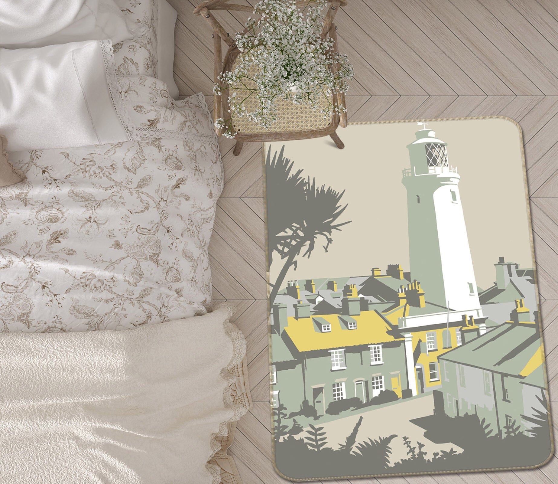 3D Sole Bay Inn 1145 Steve Read Rug Non Slip Rug Mat Mat AJ Creativity Home 