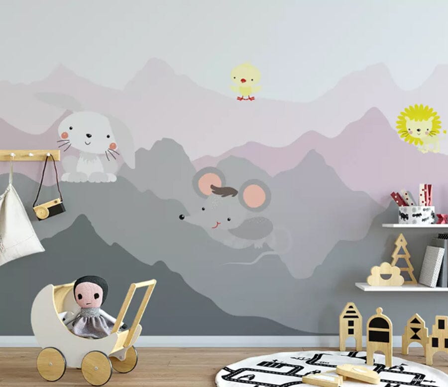 3D Animal Valley 2081 Wall Murals Wallpaper AJ Wallpaper 2 