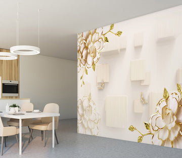 3D Flower Pattern 1604 Wall Murals Wallpaper AJ Wallpaper 2 