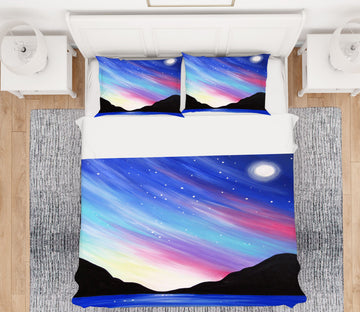 3D Starry Sky 12151 Bed Pillowcases Quilt