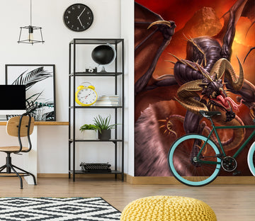 3D Wing Dragon 5020 Tom Wood Wall Mural Wall Murals