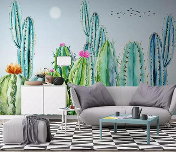3D Cactus 1009 Wall Murals Wallpaper AJ Wallpaper 2 