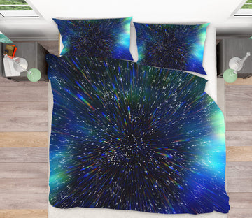 3D Star Point 16145 Bed Pillowcases Quilt