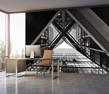 3D Dark Building 10 Wall Murals Wallpaper AJ Wallpaper 