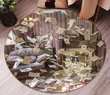 3D Envelope 72134 Round Non Slip Rug Mat