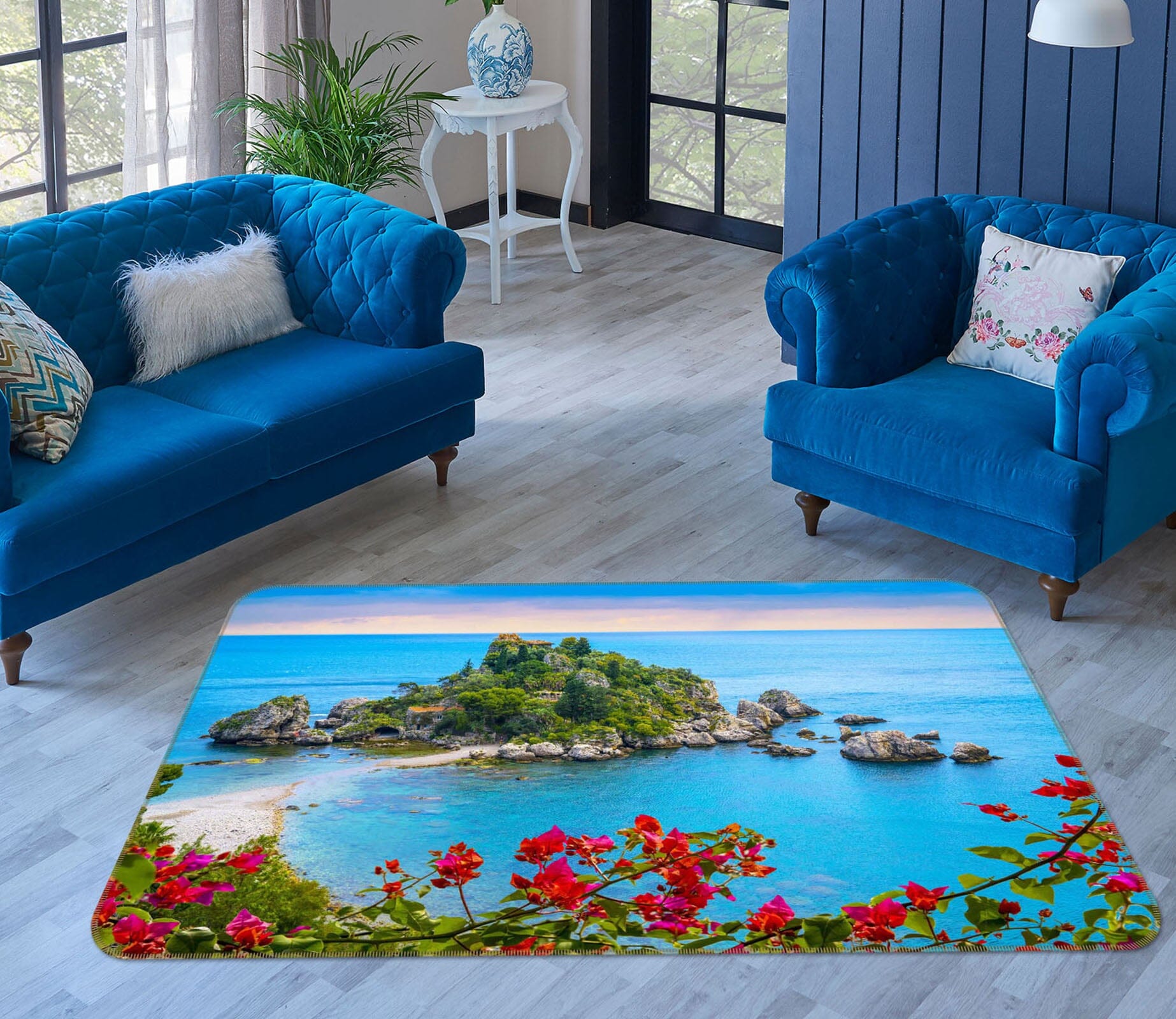 3D Blue Sea 1157 Marco Carmassi Rug Non Slip Rug Mat Mat AJ Creativity Home 