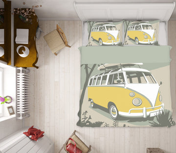 3D Marazion Camper 2026 Steve Read Bedding Bed Pillowcases Quilt Quiet Covers AJ Creativity Home 