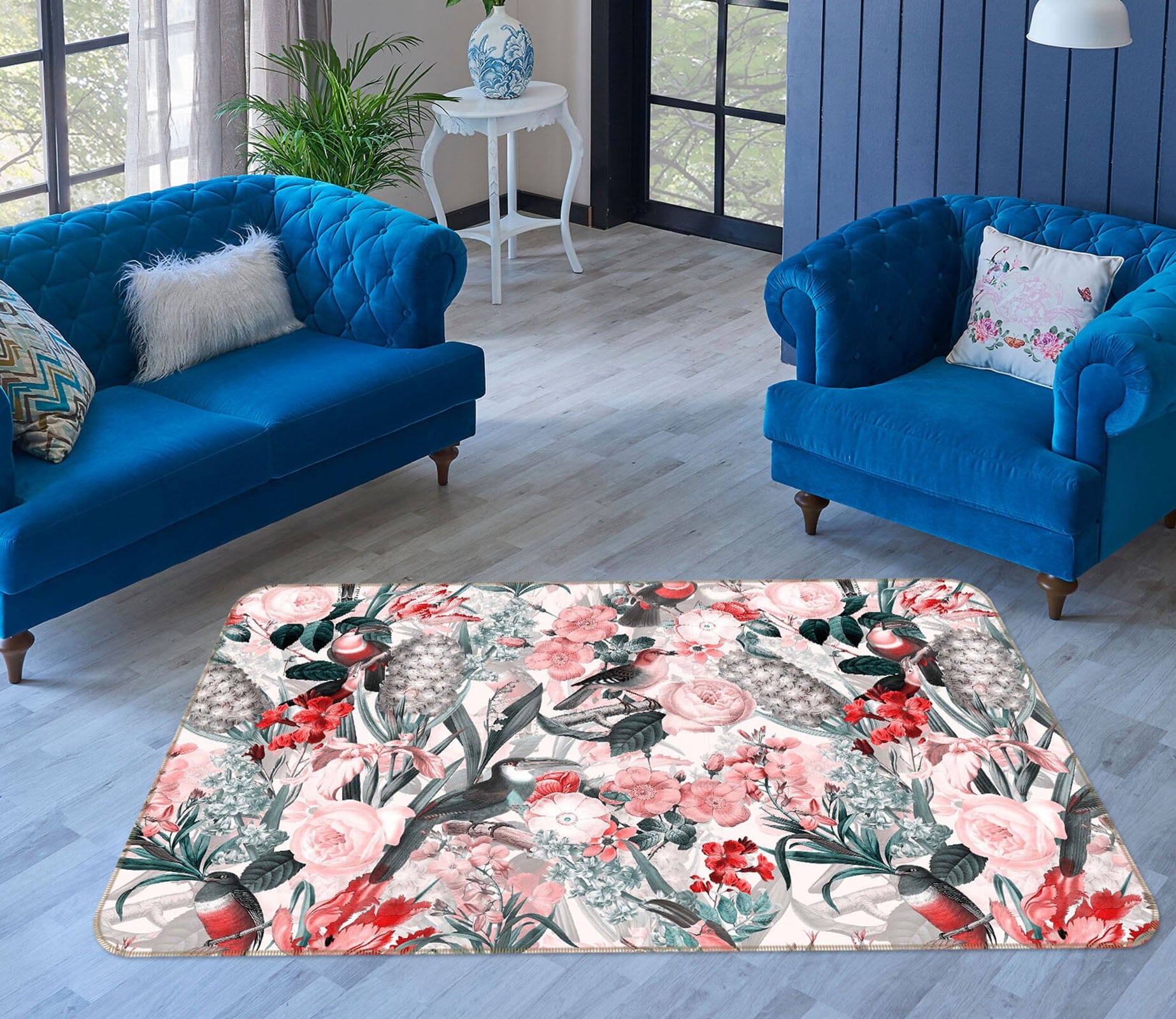 3D Graffiti Garden 172 Uta Naumann Rug Non Slip Rug Mat Mat AJ Creativity Home 