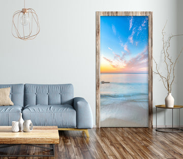 3D Sea Blue Sky 101164 Assaf Frank Door Mural