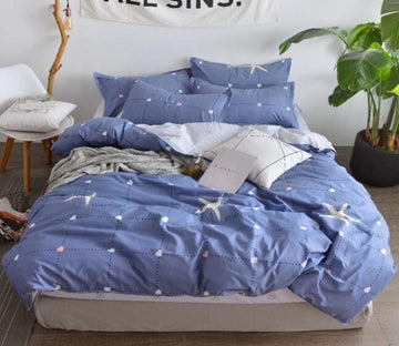 3D Starfish Little Love 2055 Bed Pillowcases Quilt