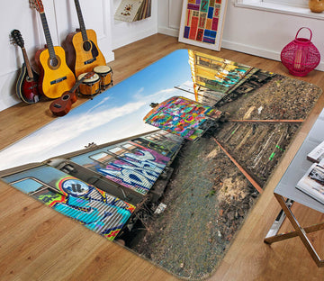 3D Rail Train 67191 Vehicle Non Slip Rug Mat