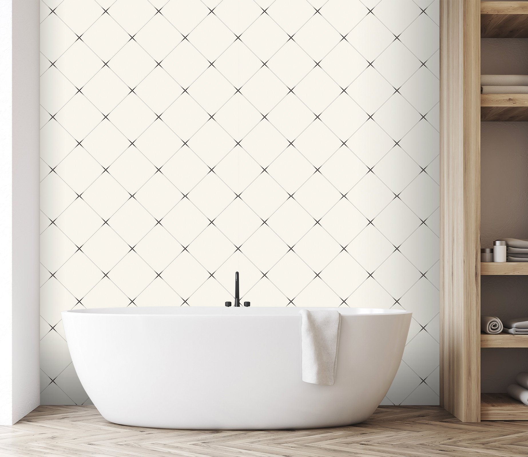 3D White Diamond 04 Marble Tile Texture Wallpaper AJ Wallpaper 2 