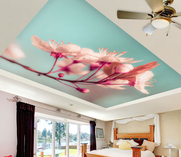 3D Pink Flower 2574 Assaf Frank Ceiling Wallpaper Murals