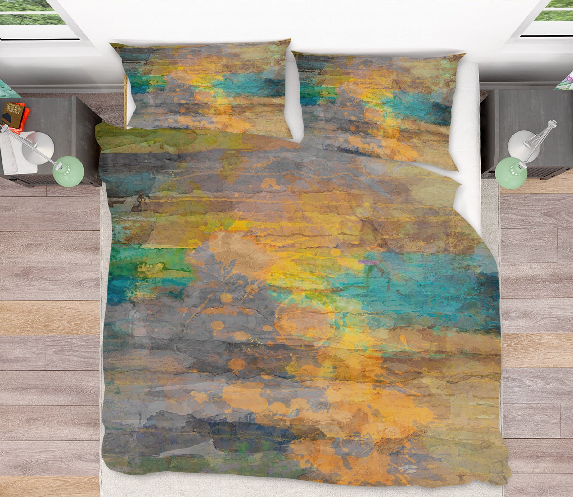 3D Yellow Painting 1029 Michael Tienhaara Bedding Bed Pillowcases Quilt