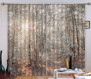 3D Forest Plant 6348 Assaf Frank Curtain Curtains Drapes