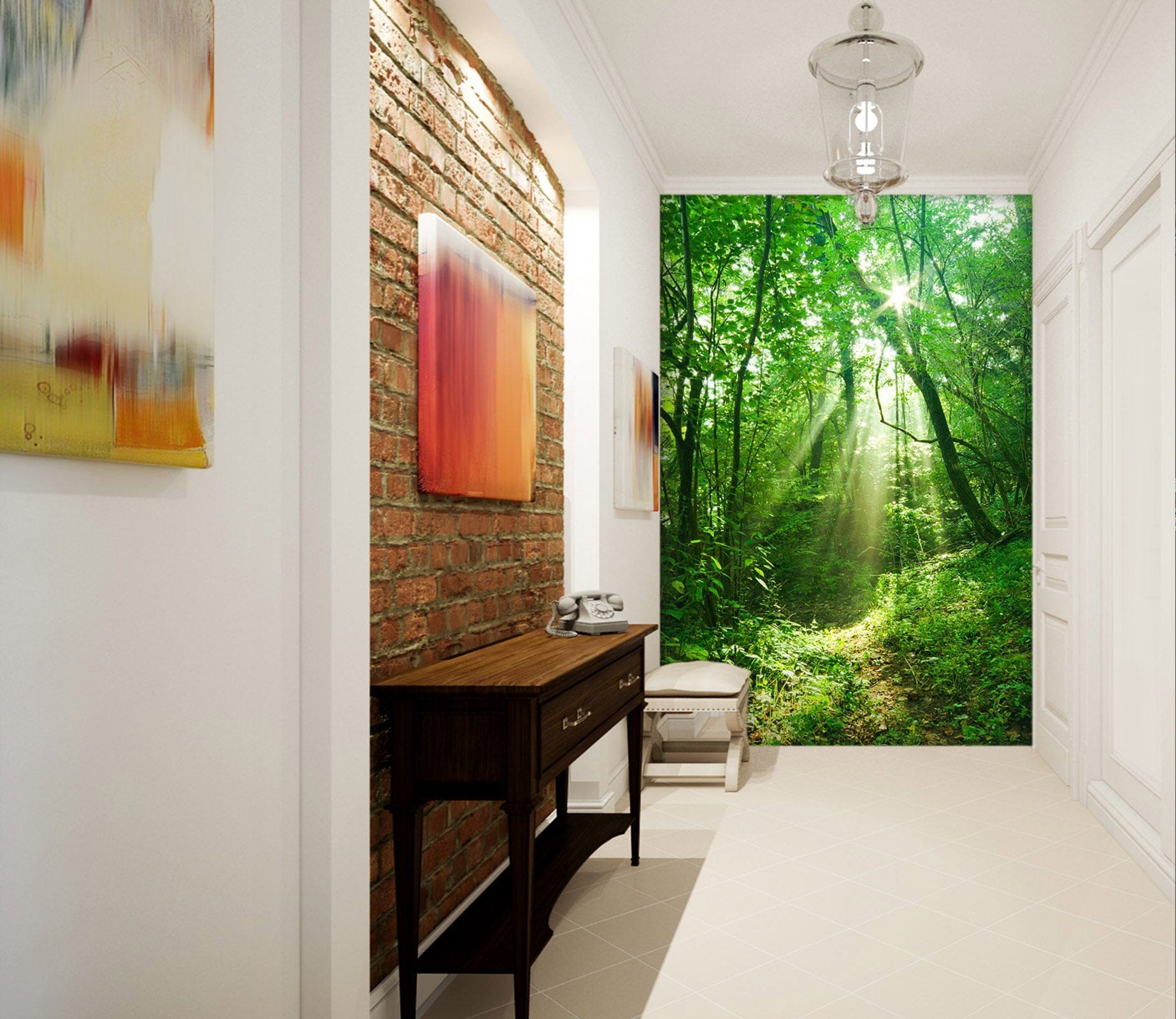 3D Woods Forest 112 Wall Murals Wallpaper AJ Wallpaper 2 