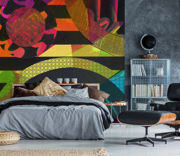 3D Black Color Texture 19121 Shandra Smith Wall Mural Wall Murals