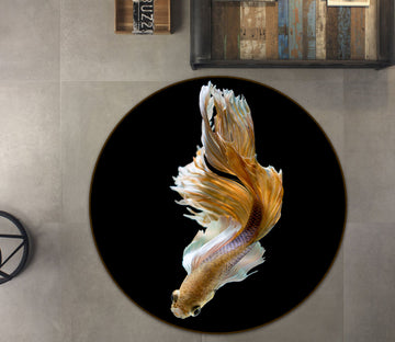 3D Goldfish 38022 Animal Round Non Slip Rug Mat