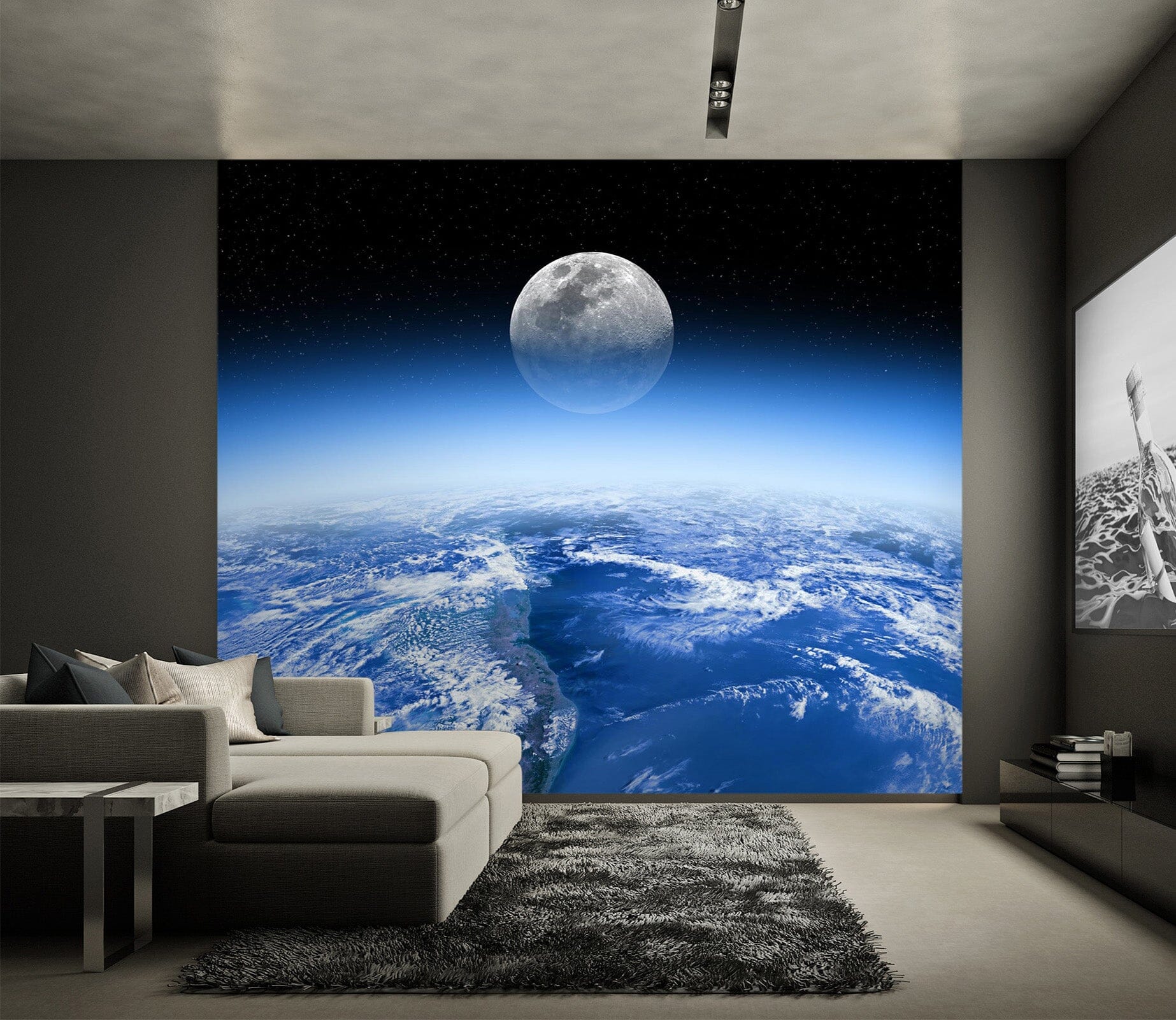 3D Blue Atmosphere 1409 Wall Murals Wallpaper AJ Wallpaper 2 