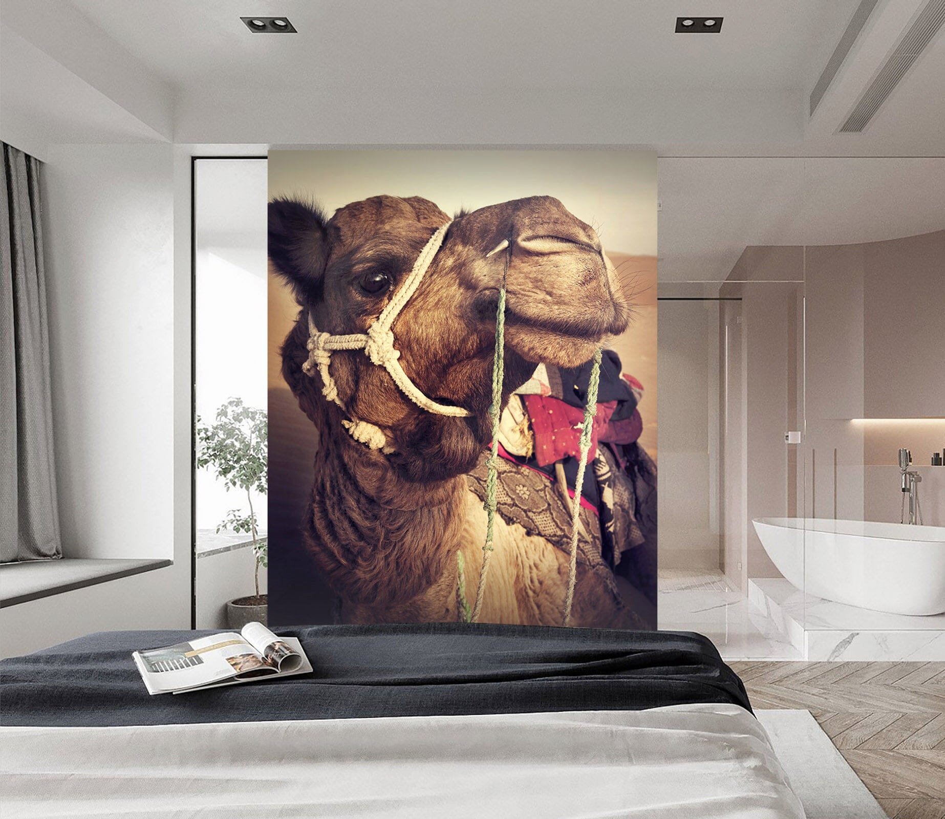 3D Camel Animal 142 Wall Murals Wallpaper AJ Wallpaper 2 