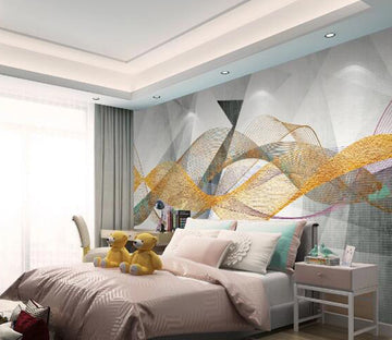 3D Graffiti Triangle WC1373 Wall Murals