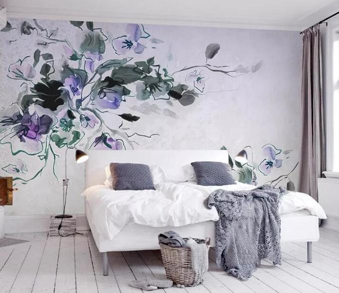 3D Colored Flowers 1048 Wall Murals Wallpaper AJ Wallpaper 2 