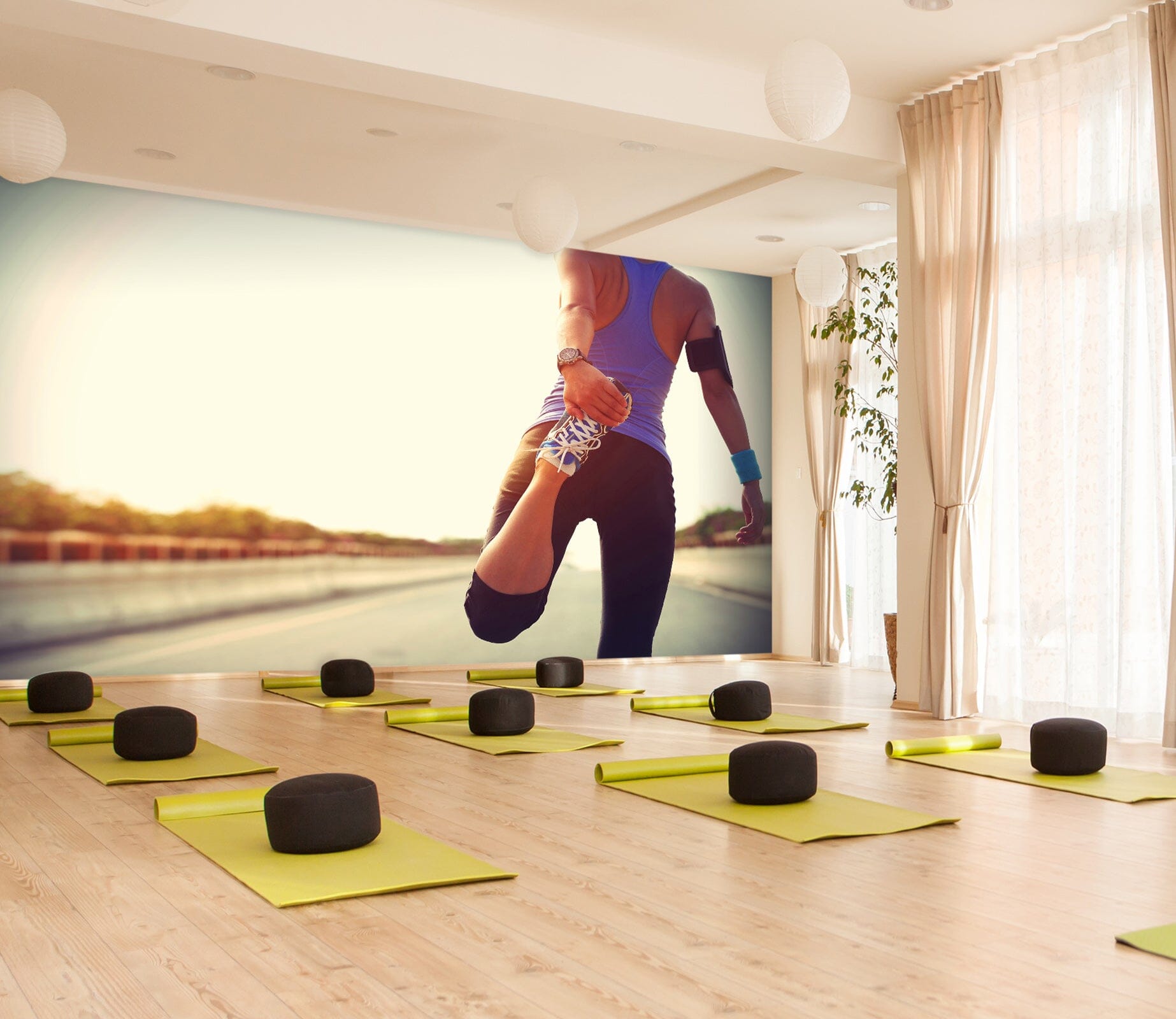 3D Stretching Exercise 255 Wall Murals Wallpaper AJ Wallpaper 2 