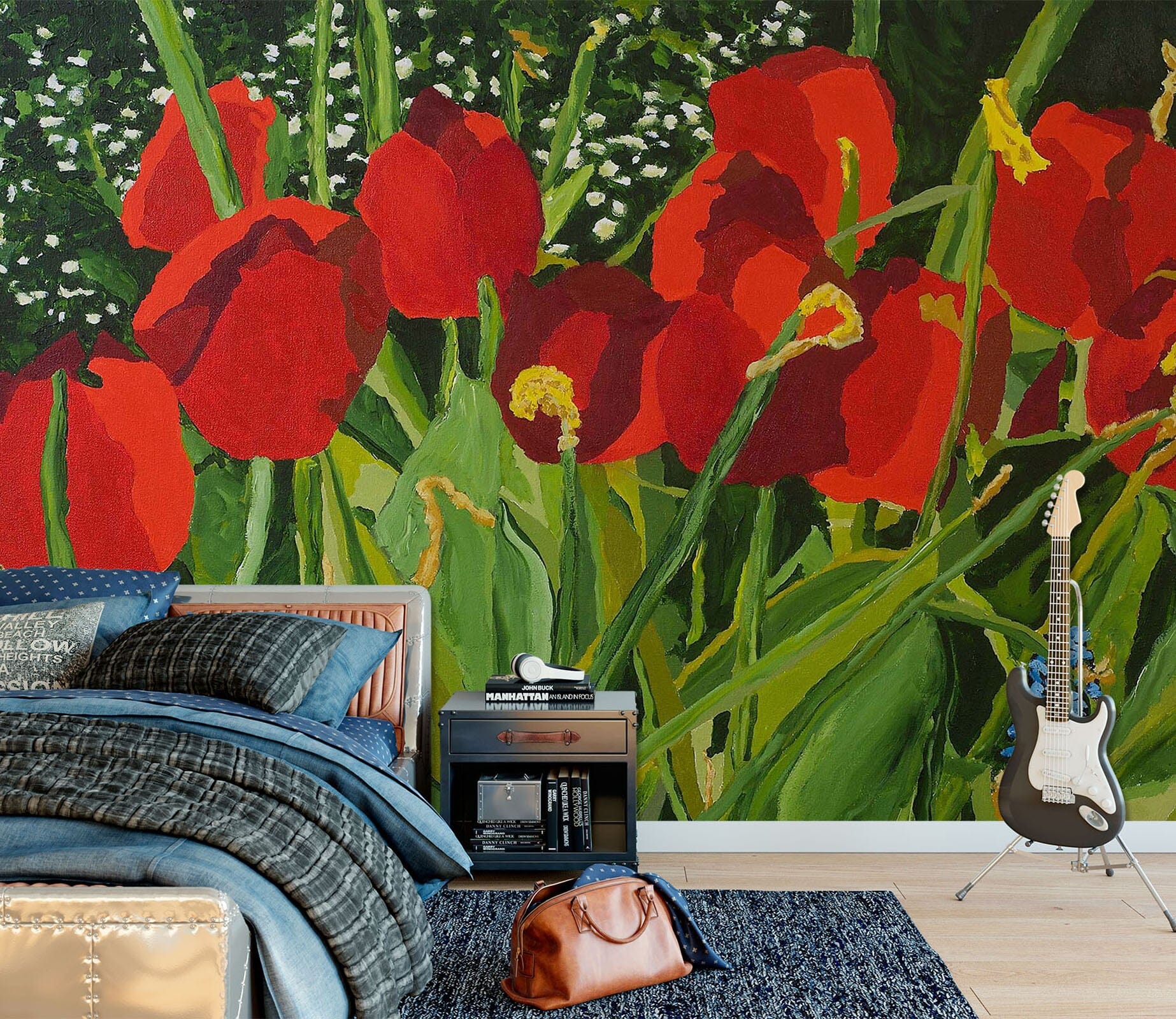 3D Wild Flowers 161 Allan P. Friedlander Wall Mural Wall Murals Wallpaper AJ Wallpaper 2 
