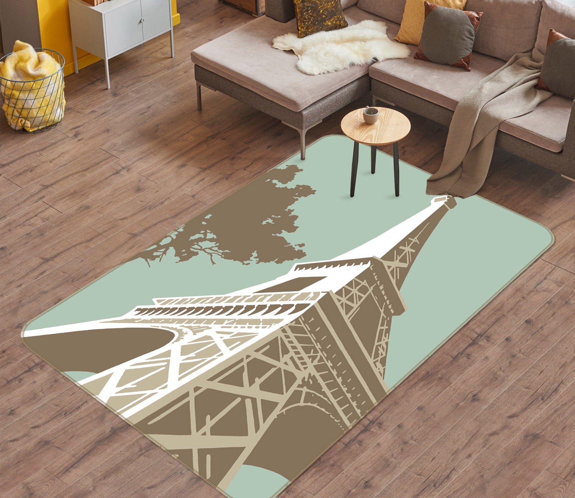3D Eiffel Tower 1115 Steve Read Rug Non Slip Rug Mat Mat AJ Creativity Home 