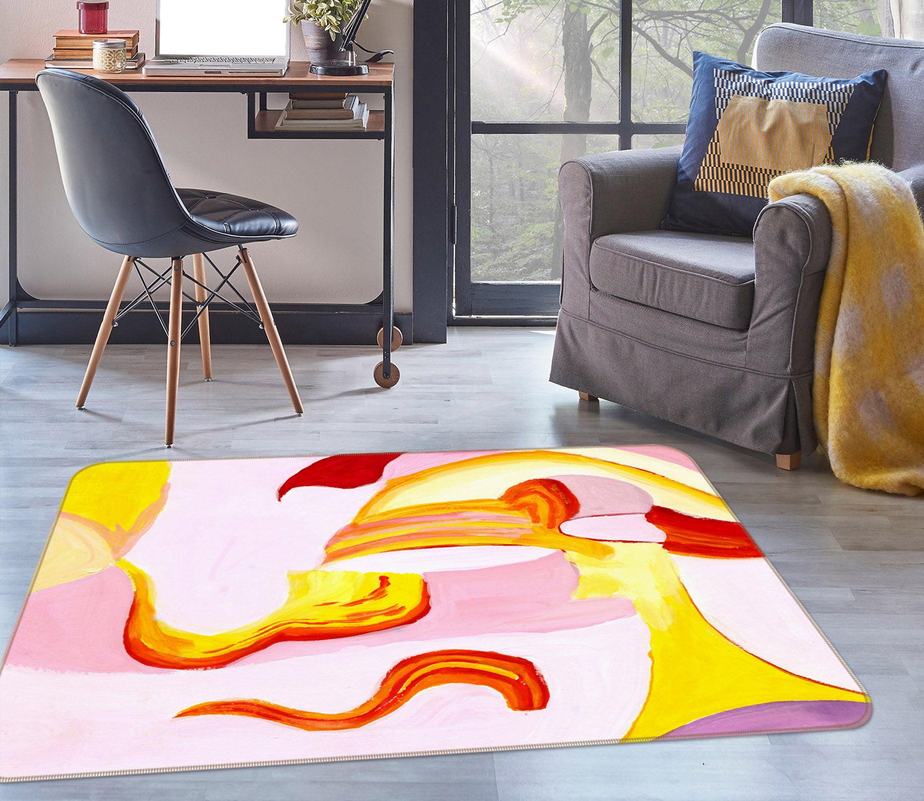 3D Pattern 31192 Non Slip Rug Mat