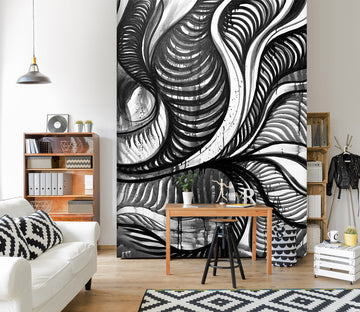3D Line Drawing 1284 Jacqueline Reynoso Wall Mural Wall Murals