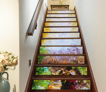 3D Oil Painting Couple 2187 Skromova Marina Stair Risers