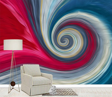 3D Color Wave WC052 Wall Murals