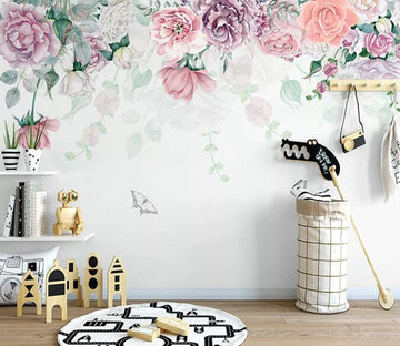 3D Red Peony 2165 Wall Murals Wallpaper AJ Wallpaper 2 