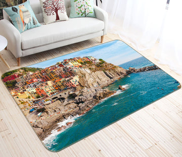 3D Seaside House 29133 Non Slip Rug Mat