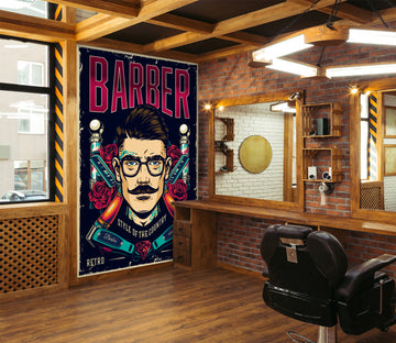 3D Barber 115225 Barber Shop Wall Murals