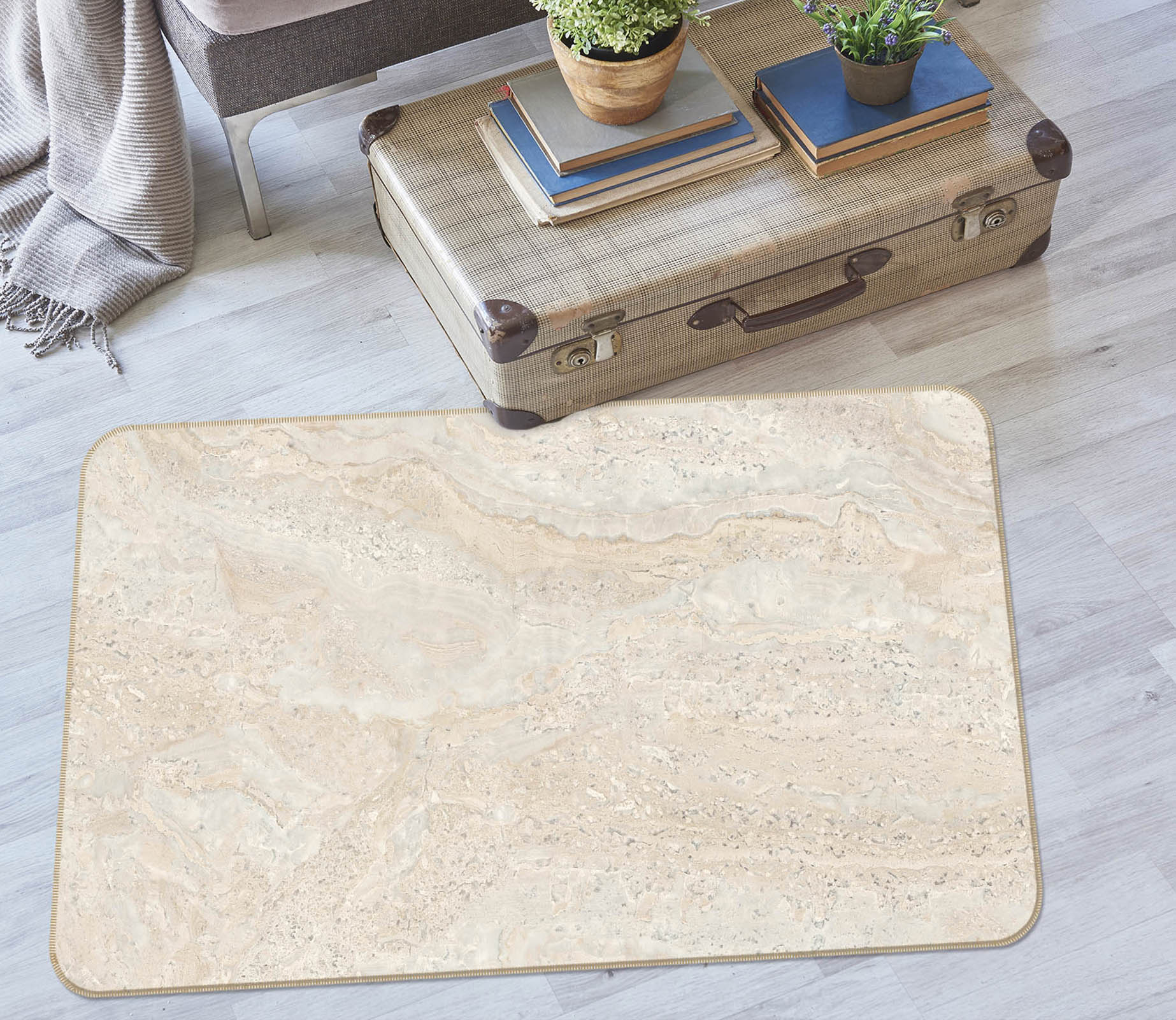 3D Marbling 36087 Non Slip Rug Mat