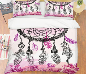 3D Dream Catcher Purple 14221 Bed Pillowcases Quilt