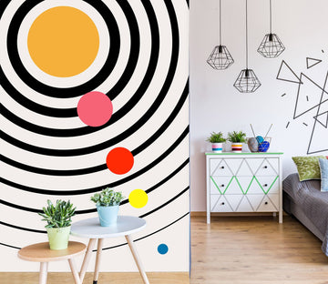 3D Black Circle 1497 Boris Draschoff Wall Mural Wall Murals Wallpaper AJ Wallpaper 2 