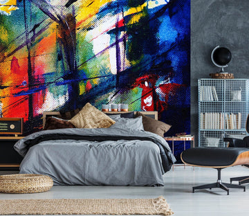 3D Color Graffiti 2057 Wall Murals Wallpaper AJ Wallpaper 2 