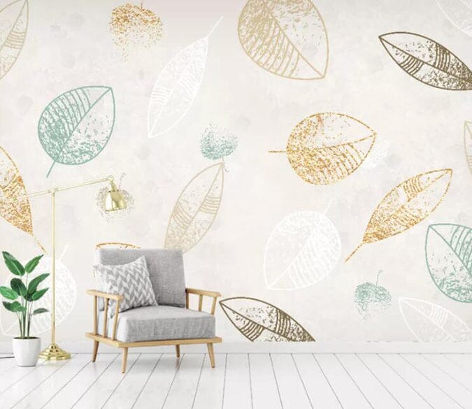 3D Colored Leaves 1541 Wall Murals Wallpaper AJ Wallpaper 2 