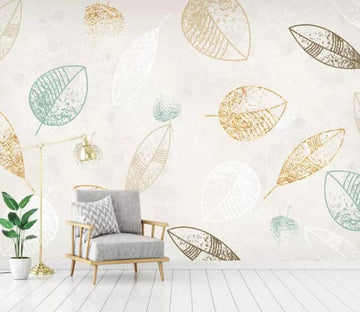 3D Colored Leaves 1541 Wall Murals Wallpaper AJ Wallpaper 2 